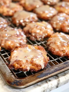 Glazed Baked Apple Fritters Recipe