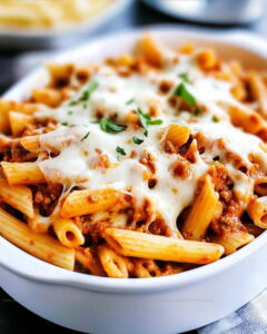 Baked Penne Marinara Recipe