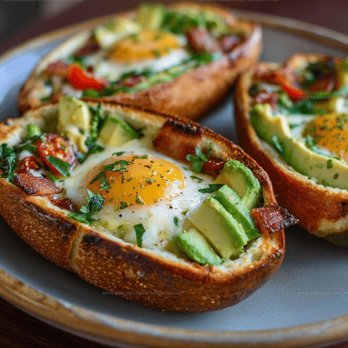 Baked Egg Boats Recipe
