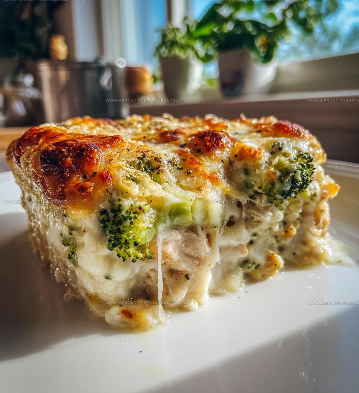 Creamy Chicken Broccoli Alfredo Bake Recipe