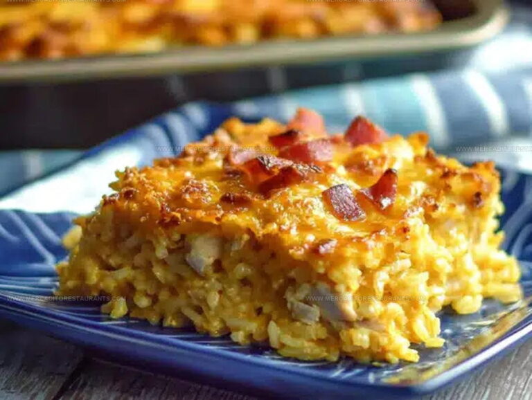 Cracker Topped Creamy Angel Chicken Rice Casserole Recipe