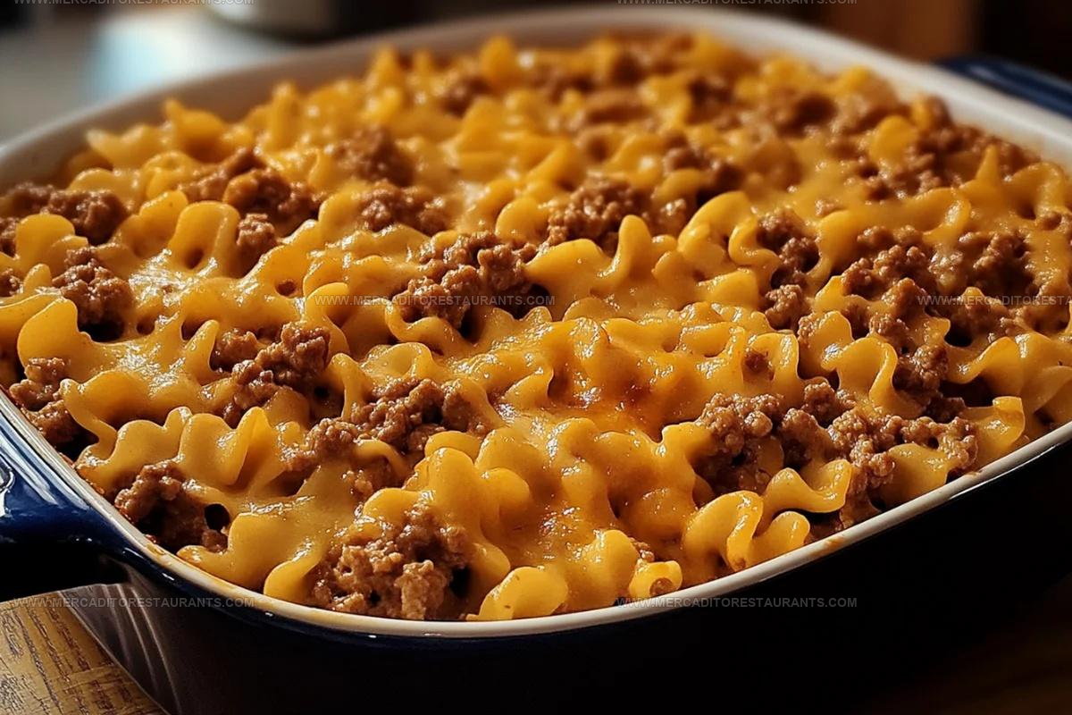 Homestyle Amish Country Noodle Casserole Recipe