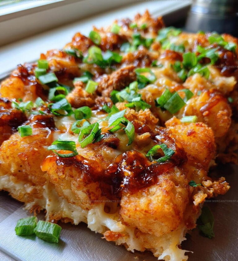 BBQ Chicken Tater Tot Casserole Recipe