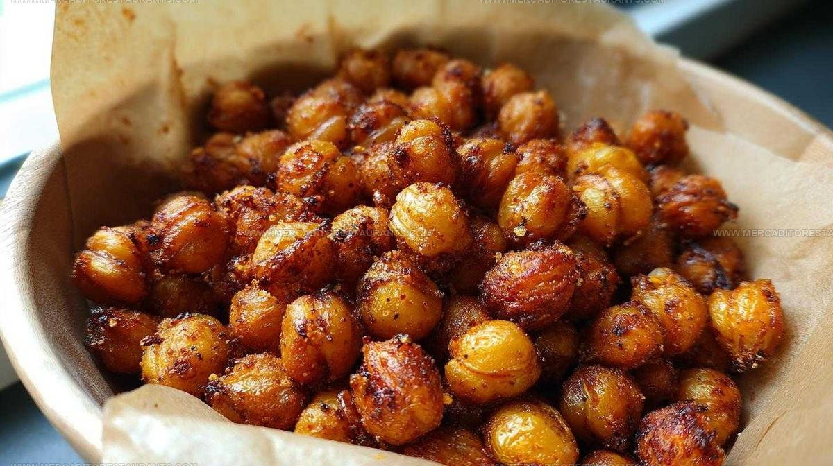 Caramelized Cinnamon-Sugar Roasted Chickpeas Recipe