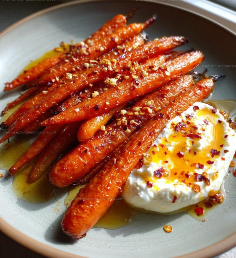 Sweet Heat Roasted Carrots Whipped Ricotta Recipe