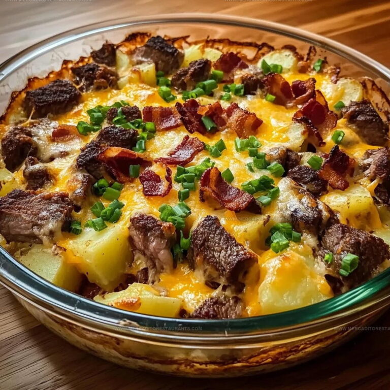 Cowboy Steak And Potato Casserole Recipe