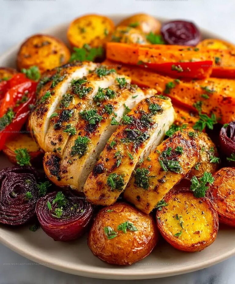 Herb Roasted Chicken Vegetables Recipe