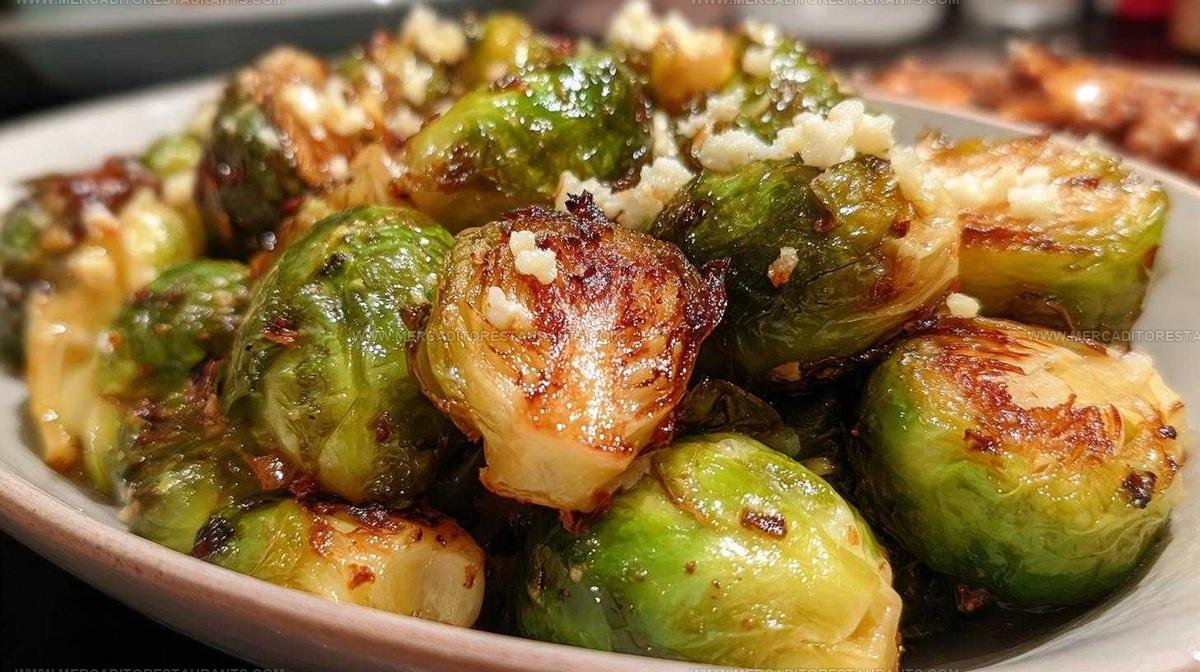 Garlic Roasted Brussels Sprouts Recipe