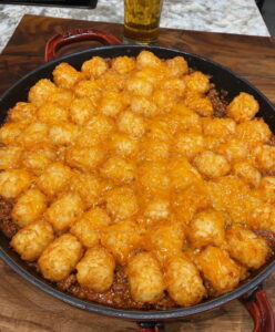 Sloppy Joe Tater Tot Casserole Recipe