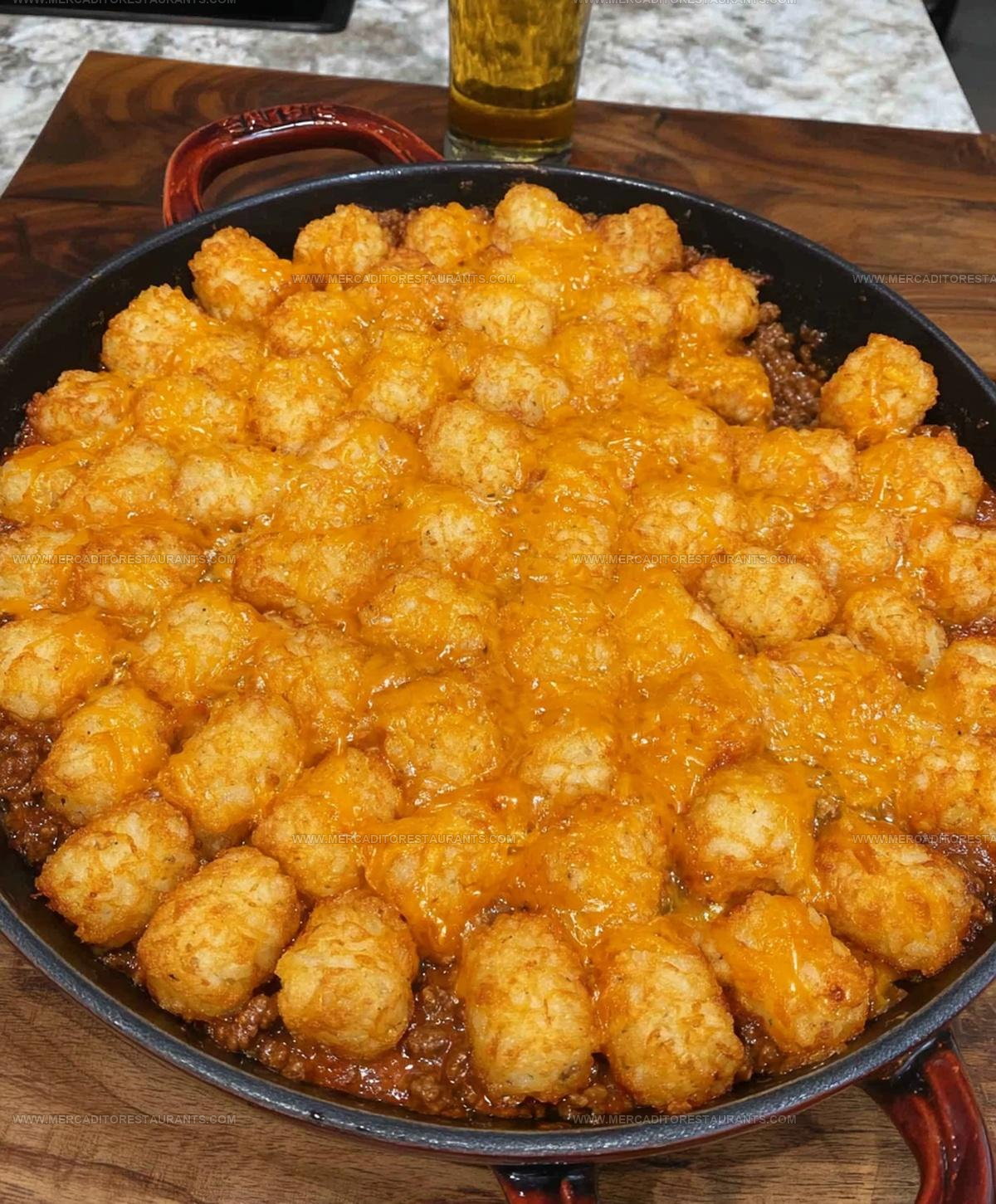 Sloppy Joe Tater Tot Casserole Recipe