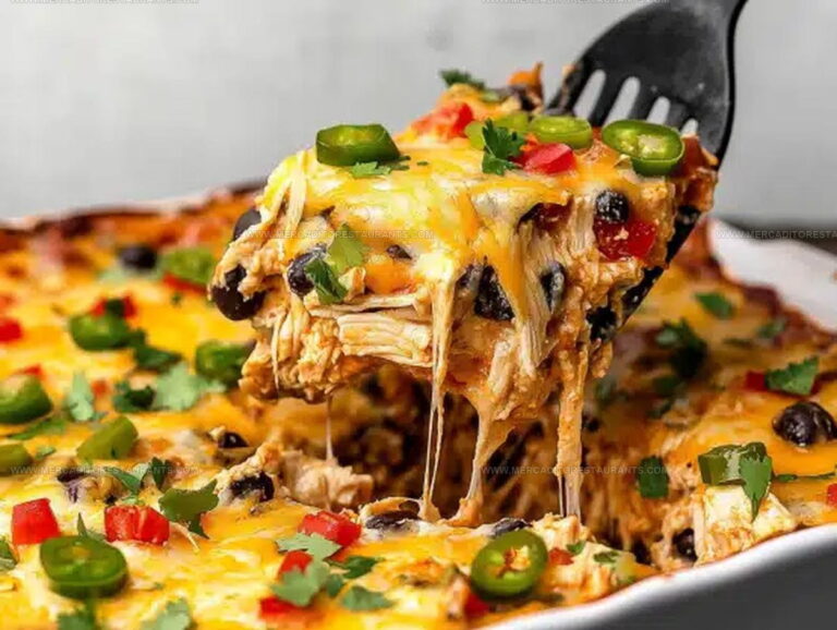 Family-Style Chicken Burrito Casserole Recipe