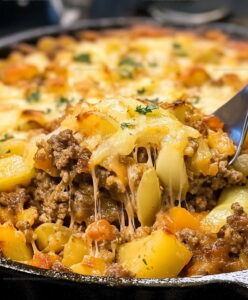 Hearty Hobo Casserole Ground Beef Recipe