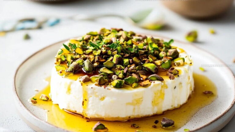 Honey Baked Ricotta with Pistachios Recipe