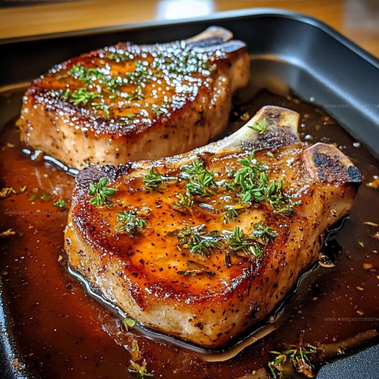 Maple Mustard Baked Pork Chops Recipe