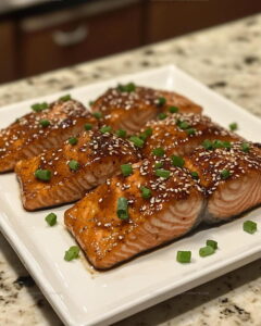 Sticky-Sweet Teriyaki Salmon Dinner Recipe