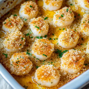 Crispy Baked Scallops Recipe