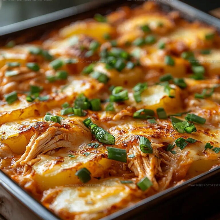 Buffalo Chicken Potato Casserole Recipe