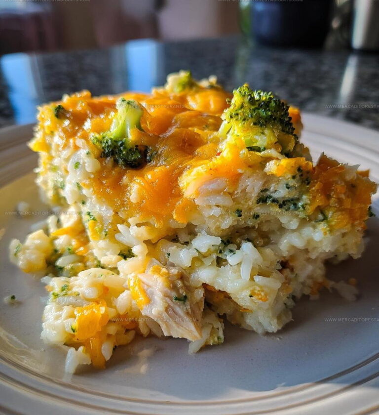 Chicken Broccoli Rice Cheese Casserole Recipe