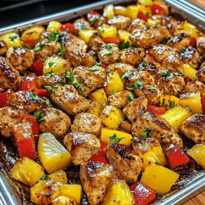 Tropical-Style Hawaiian Chicken Sheet Pan Recipe