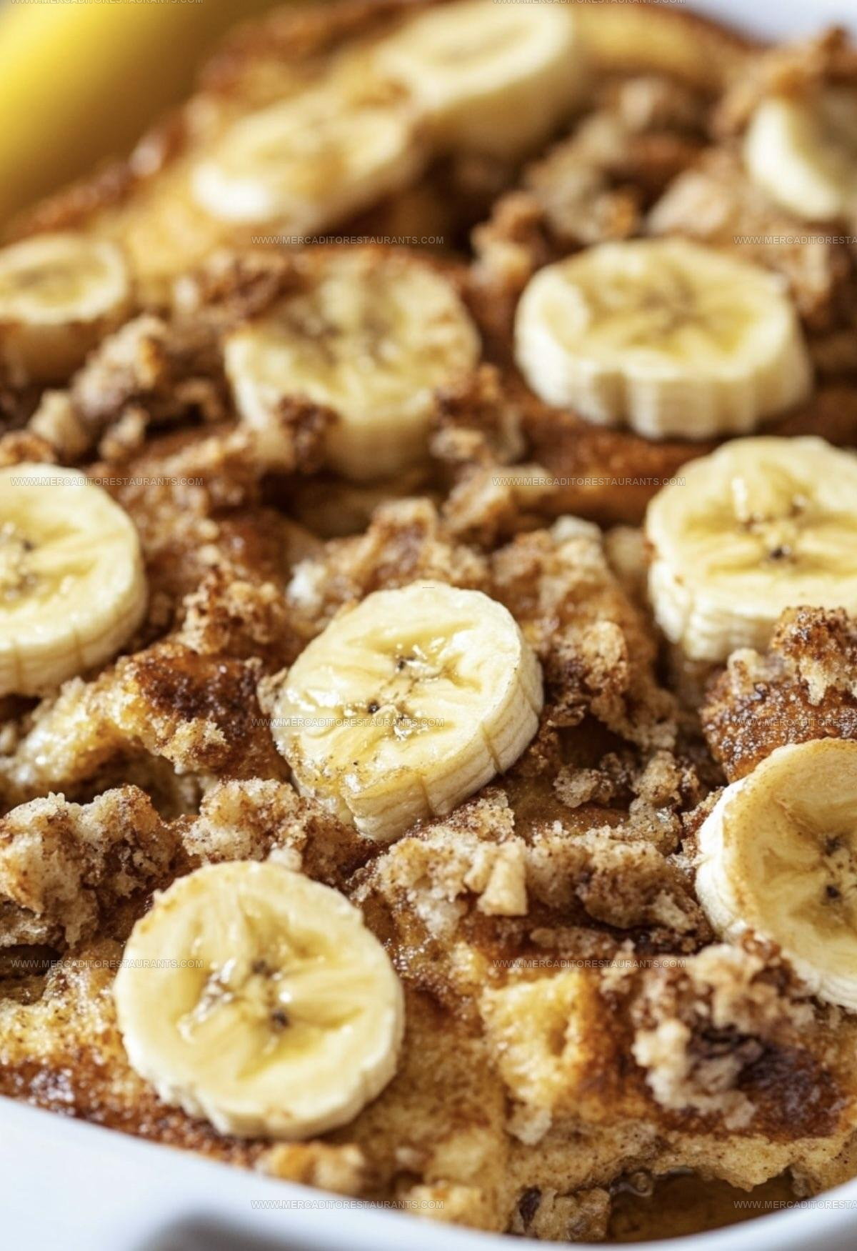 Overnight Baked Banana French Toast Casserole Recipe