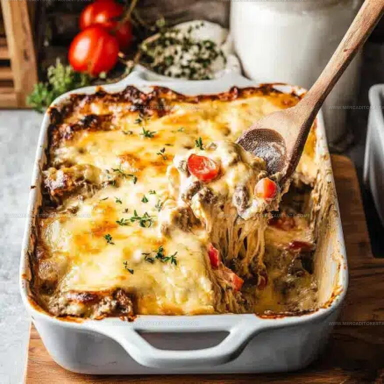 Savory Philly Cheesesteak Casserole Recipe