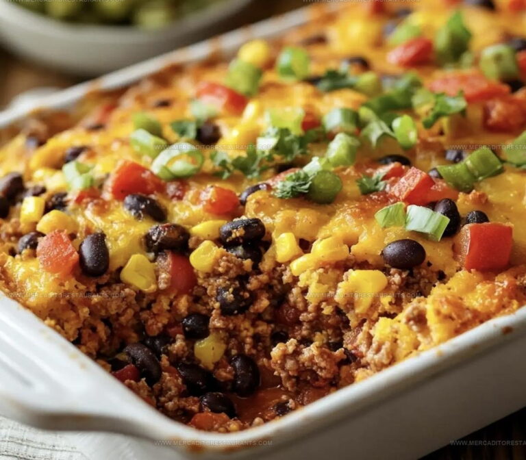 Cowboy Cornbread Casserole With Black Beans Recipe