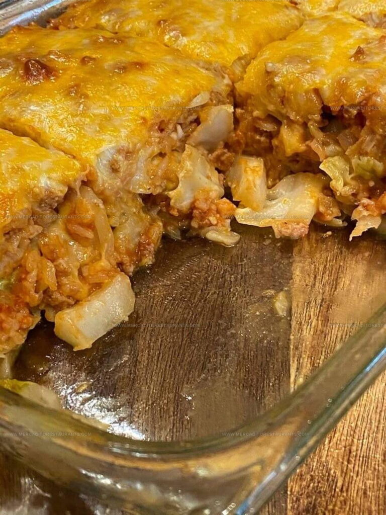 Stuffed-Style Cabbage Roll Casserole Recipe