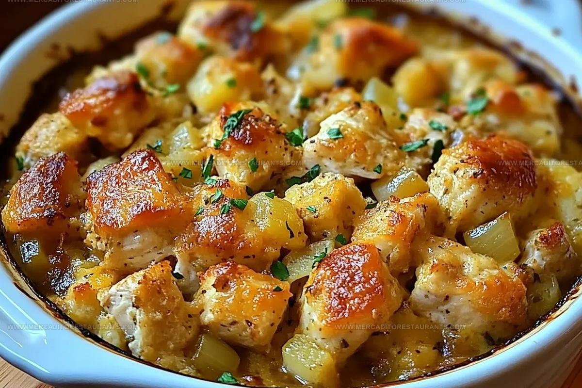 Dollys Chicken And Stuffing Casserole Recipe