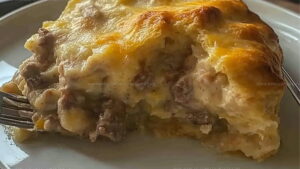 Country Biscuits Gravy Breakfast Casserole Recipe