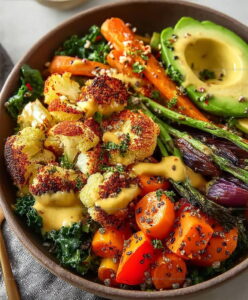 Roasted Veggie Glow Bowls Recipe