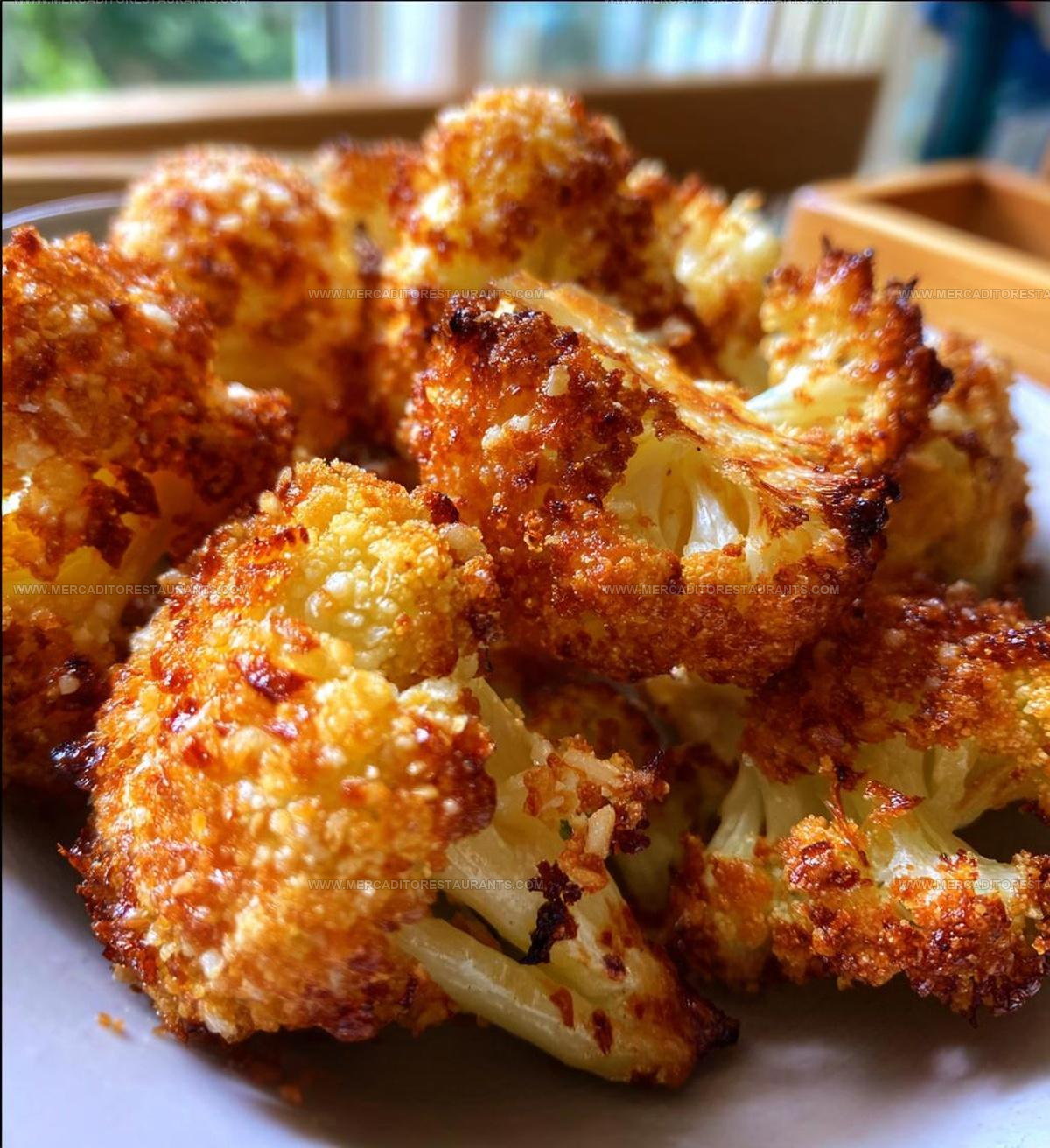Crispy Parmesan Roasted Cauliflower Recipe