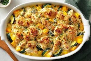 Rotisserie Chicken Zucchini Casserole Recipe