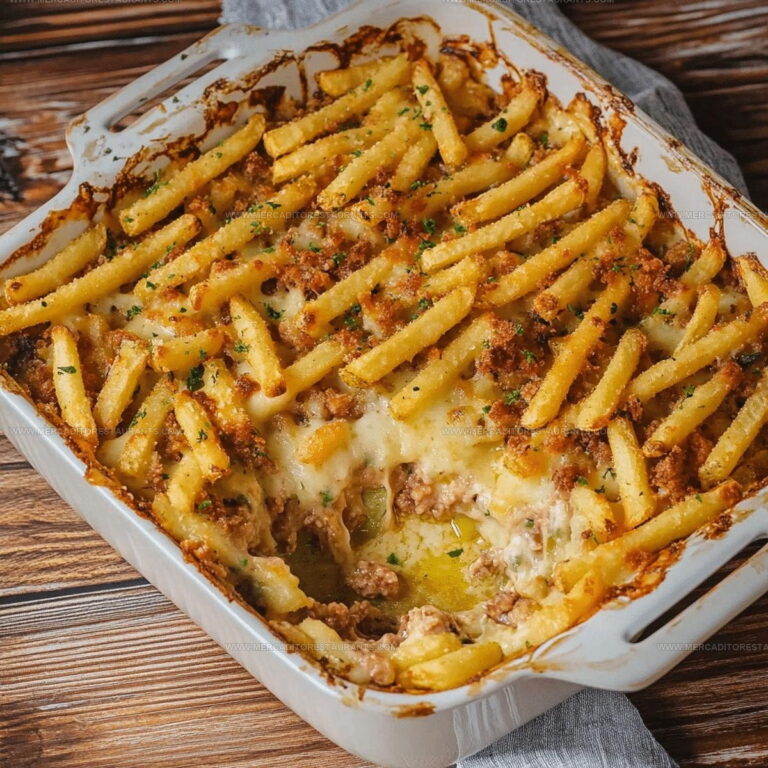 Cheesy Ground Beef Croissant Bake Recipe