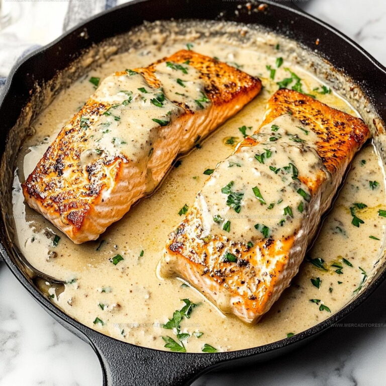 Garlic Herb Baked Boursin Salmon Recipe
