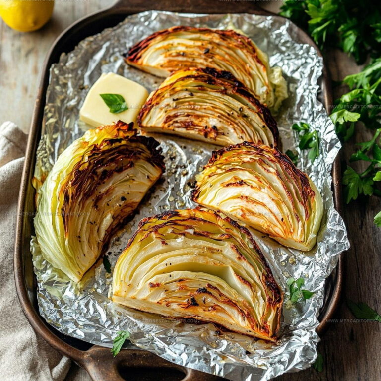 Roasted Cabbage Wedges Recipe
