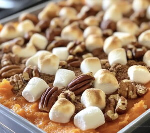 Pecan Marshmallow Sweet Potato Casserole Recipe