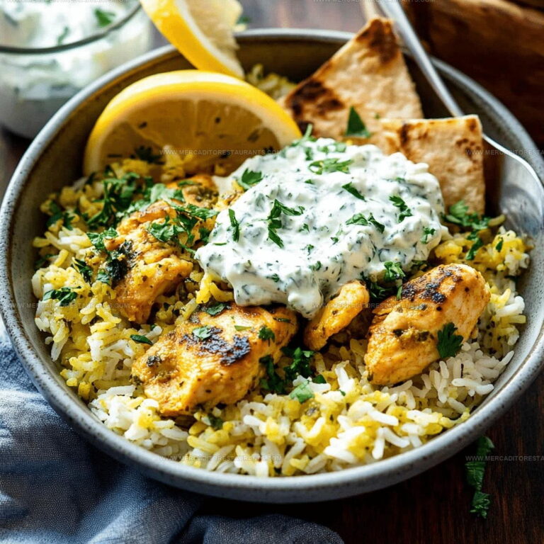 Dump-Style Chicken Tzatziki Rice Recipe