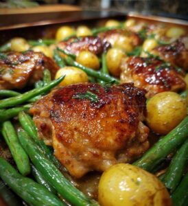 Sheet Pan Honey Mustard Chicken Recipe