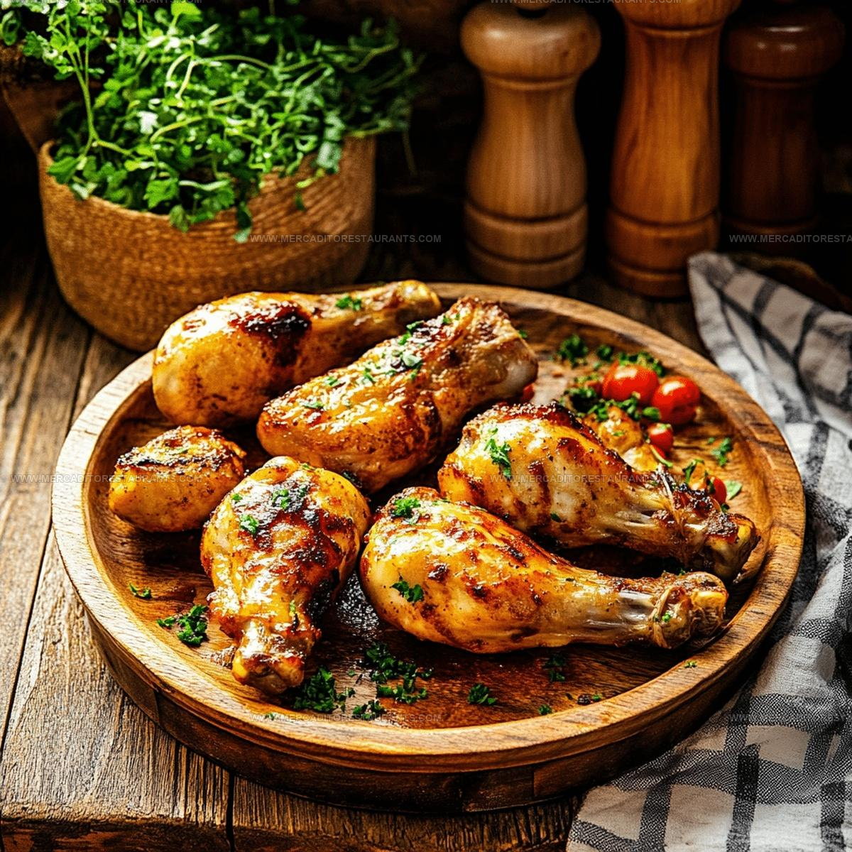 Crisp Chicken Leg in Oven Recipe