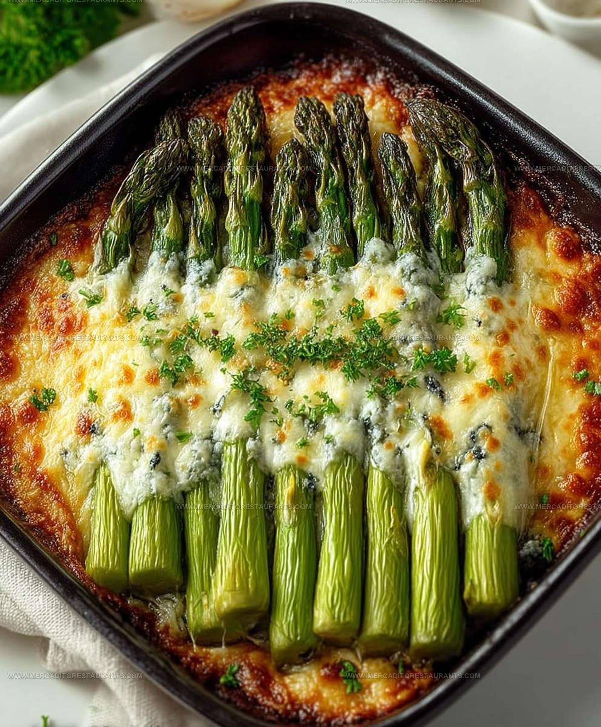 Cheesy Baked Asparagus Recipe