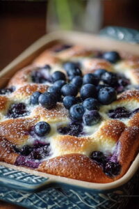 Blueberry Pancake Casserole Recipe