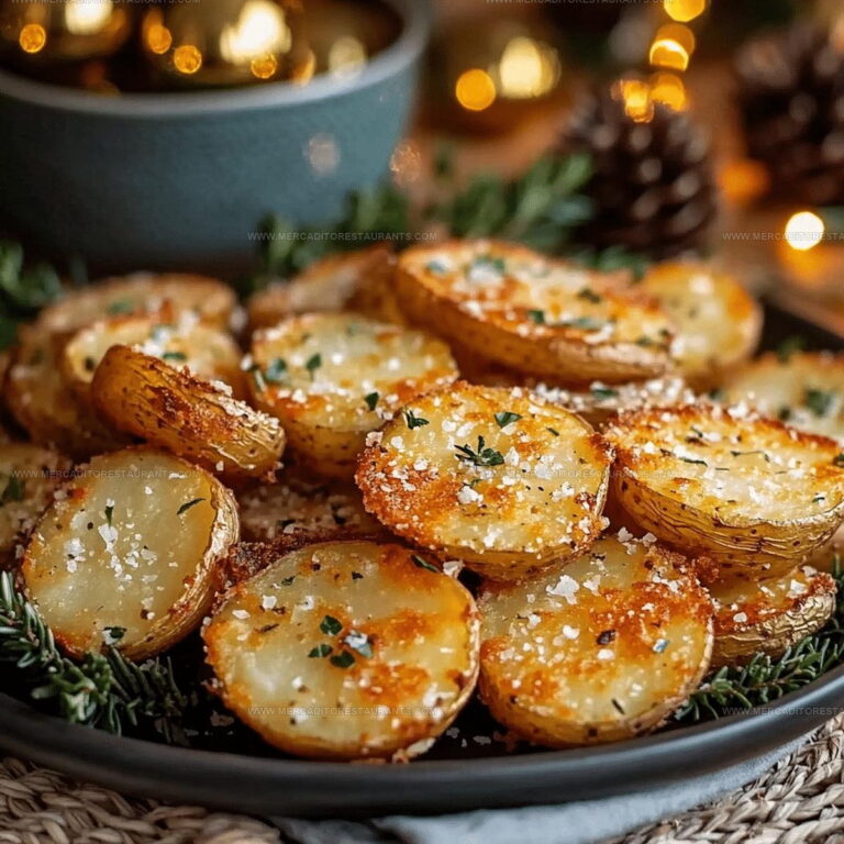 Crispy Baked Parmesan Potato Rounds Recipe