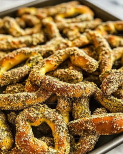 Baked Dill Pickle Pretzels Recipe