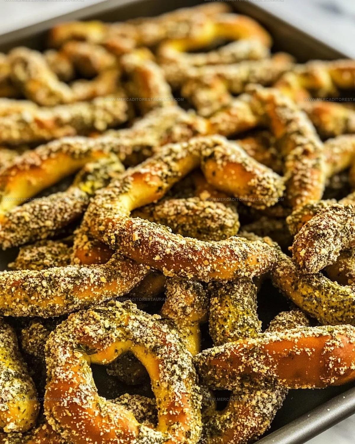 Baked Dill Pickle Pretzels Recipe