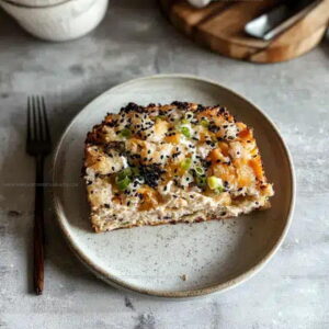 Zesty Salmon Sushi Bake Recipe