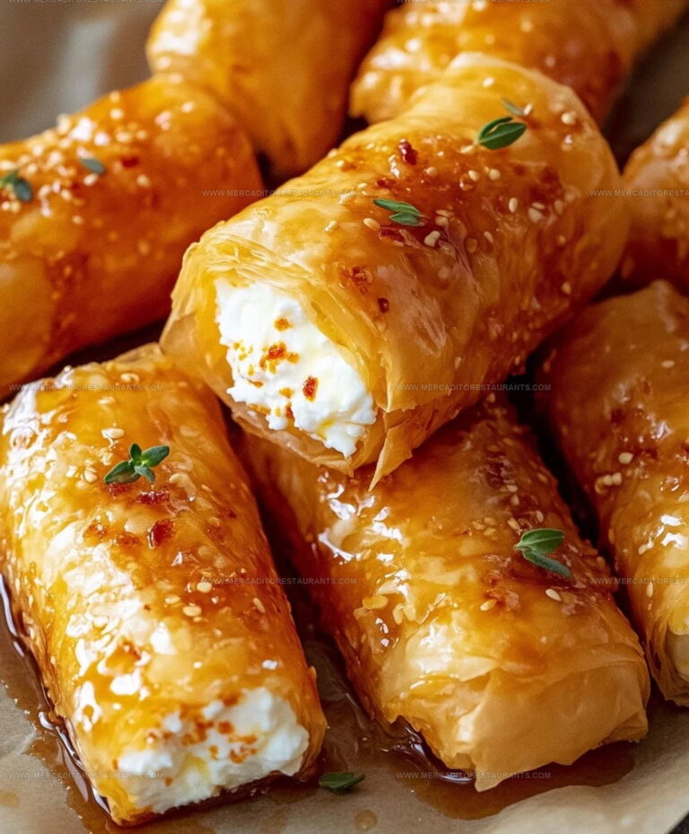 Chili-Drizzled Feta Honey Rolls Recipe