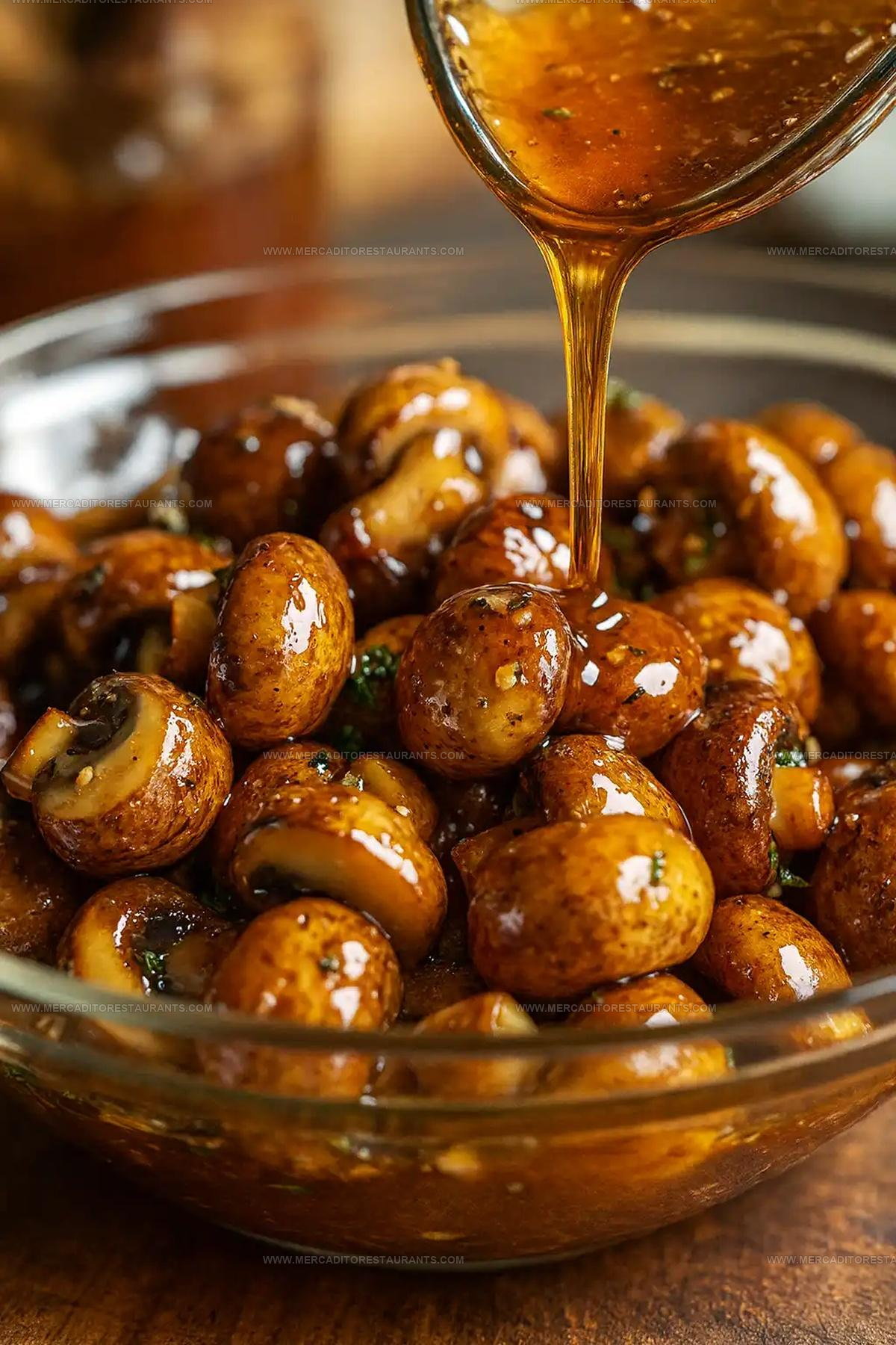 Sweet-Glazed Honey Garlic Roasted Mushrooms Recipe