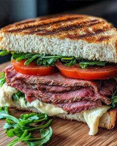 Roast Beef and Horseradish Sandwich Recipe