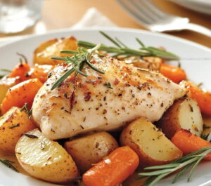 Hearty Roast Chicken And Vegetables Recipe