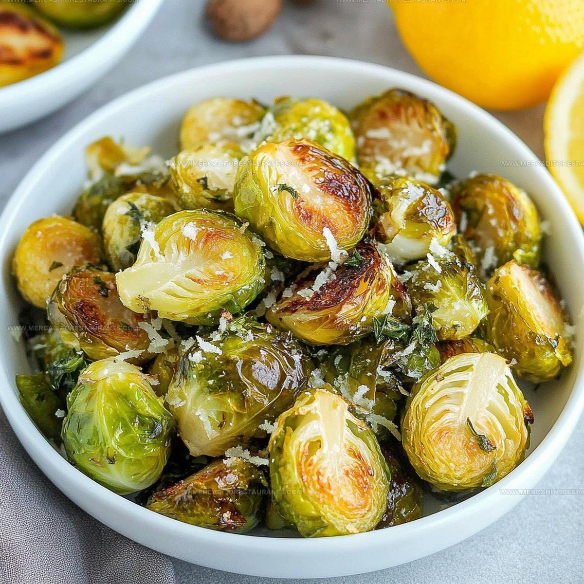 Roasted Brussels Sprouts with Lemon Recipe